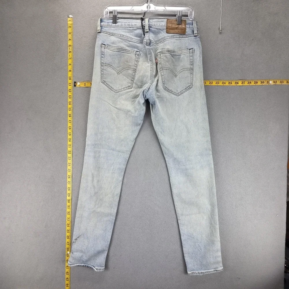 Levis Jeans Mens Blue Selvedge LVC Light Wash Thrashed Fits‎ 28x30